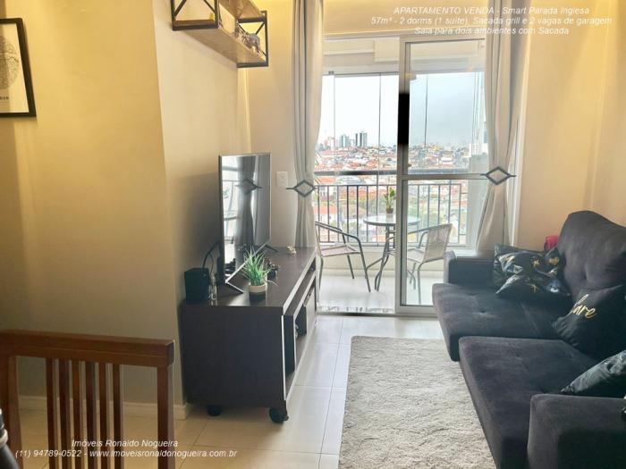 Apartamento 2 Dorms 1 Suíte 2 Vagas - Smart Parada Inglesa