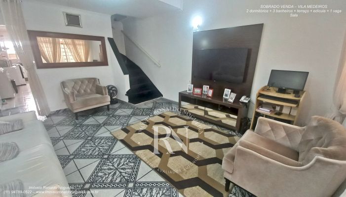 Venda de Sobrado no bairro Vila Medeiros em  São Paulo-SP